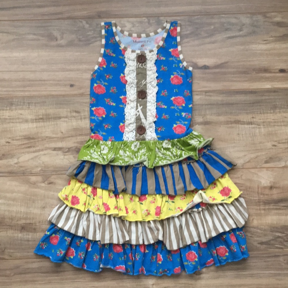 Girl’s Mustard Pie Dress Size 4